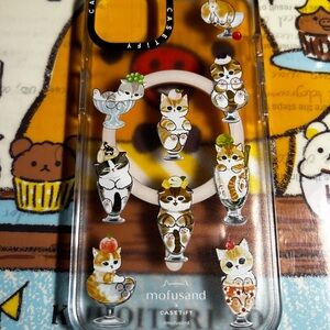 Casetify phone case from Japan Size: Iphone 13 Color: Clear with kitty patterns